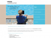 pool-kalkulator.at Webseite Vorschau