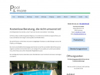 poolandmore.at Webseite Vorschau