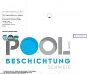poolbeschichtung.ch Webseite Vorschau