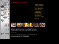 pop-machine.de Webseite Vorschau