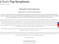 pop-symphonics.de Webseite Vorschau