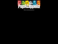 popacapella.de Webseite Vorschau