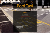popi-taxi.ch Webseite Vorschau