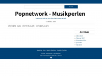 popnetwork.ch Webseite Vorschau