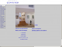 galerie-classico.de Webseite Vorschau