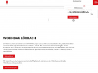 wohnbau-loerrach.de Webseite Vorschau