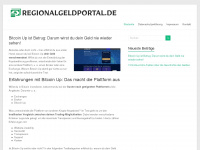 regionalgeldportal.de Webseite Vorschau