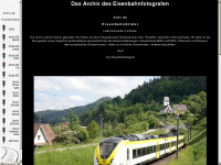 eisenbahnfotograf.de Webseite Vorschau