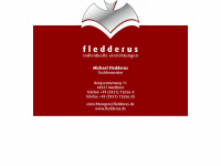 fledderus.de Webseite Vorschau