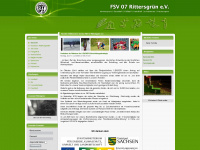 fsv07-rittersgruen.de Webseite Vorschau