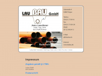 laubau.de Webseite Vorschau