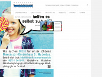 kinderhaus-montessori.de Webseite Vorschau