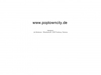 poptowncity.de Webseite Vorschau