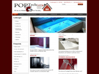 poptech.at Webseite Vorschau