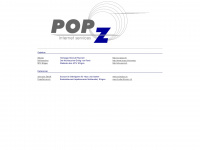 popz.ch Webseite Vorschau