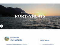 port-valais.ch Webseite Vorschau