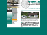 portmann-schreinerei.ch Webseite Vorschau