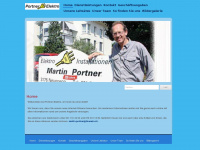 portner-elektro.ch Webseite Vorschau