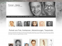 portrait-karikatur.de Webseite Vorschau