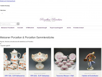 porzellan-porcelain.de Webseite Vorschau