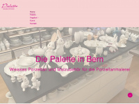 porzellan-palette.ch Webseite Vorschau