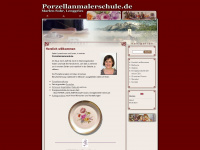 porzellanmalerschule.de Webseite Vorschau