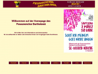 posaunenchor-bartholomae.de Webseite Vorschau