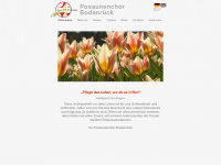 posaunenchor-bodanrueck.de Webseite Vorschau