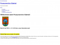 posaunenchor-edertal.de Webseite Vorschau