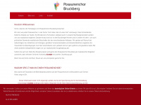 posaunenchor-bruckberg.de Webseite Vorschau