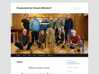 posaunenchor-essen-altendorf.de Webseite Vorschau