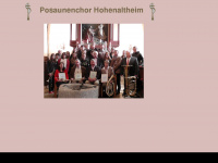 posaunenchor-hohenaltheim.de Webseite Vorschau