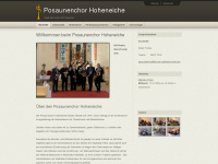 posaunenchor-hoheneiche.de Webseite Vorschau
