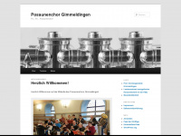 posaunenchor-gimmeldingen.de Webseite Vorschau