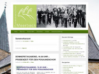 posaunenchor-meerbeck.de Webseite Vorschau