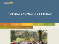 posaunenchor-nussbaum.de Webseite Vorschau