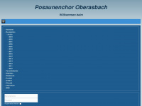 posaunenchor-oberasbach.de Webseite Vorschau