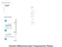 posaunenchor-riehen.ch Webseite Vorschau