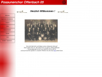 posaunenchor-offenbach.de Webseite Vorschau