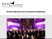 posaunenchor-shg.de Webseite Vorschau