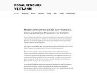 posaunenchor-veitlahm.de Webseite Vorschau