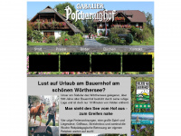 poscharnighof.at Webseite Vorschau