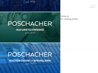 poschacher.at Webseite Vorschau