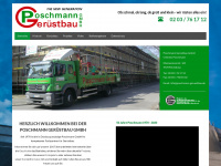 poschmann-geruestbau.de Webseite Vorschau