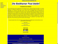post-fuer-baldham.de Webseite Vorschau