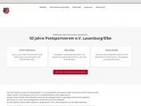 post-sv-lauenburg.de Webseite Vorschau