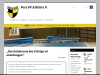 post-sv-alfeld.de Webseite Vorschau
