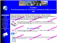 post2mail.de Webseite Vorschau
