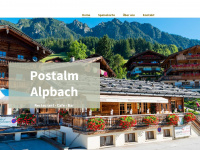 postalm-alpbach.at Webseite Vorschau