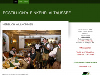 postillion-altaussee.at Webseite Vorschau